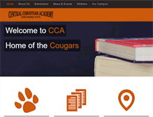 Tablet Screenshot of centralcougars.com
